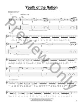 Youth of the Nation Guitar and Fretted sheet music cover